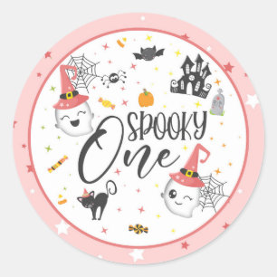 Spooky One Sticker - Roze