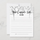 Spooky One | Verjaardag Tijd Capsule Opmerking | B Notitiekaartje (Voorkant)