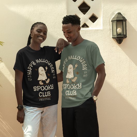 Spooky ontmoet Retro 80s-stijl esthetiek T-shirt