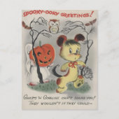 Spooky-ooky Historical Halloween Card Briefkaart (Voorkant)