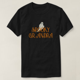 Spooky Opa Halloween Zwart T-shirt