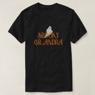 Spooky Opa Halloween Zwart T-shirt