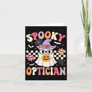 Spooky Optician Halloween Eye Doctor Halloween Opt Kaart
