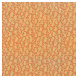 Spooky Oranje Ghosts Halloween Stof