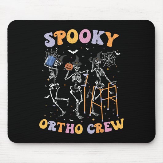 Spooky Ortho Crew Halloween Dancing Orthopedische  Muismat (Voorkant)