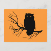  Spooky Owl Briefkaart (Voorkant)