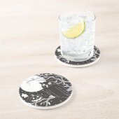 Spooky Owl Halloween Onderzetter (Zijkant)