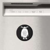 Spooky Owl Magneet (Insitu (Vaatwasser))