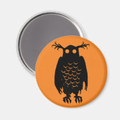 Spooky Owl Magneet (Voorkant / Achterkant)