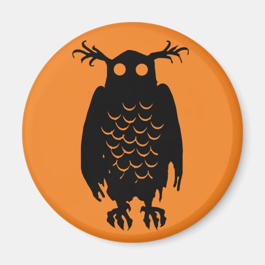 Spooky Owl Magneet (Voorkant)