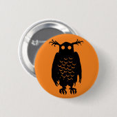 Spooky Owl Ronde Button 5,7 Cm (Voorkant /achterkant)