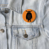 Spooky Owl Ronde Button 5,7 Cm (In situ)