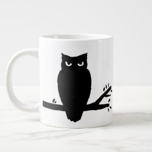Spooky Owl Silhouette Grote Koffiekop