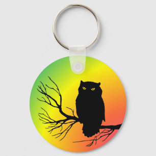 Spooky Owl Sleutelhanger