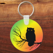 Spooky Owl Sleutelhanger (Voorkant)