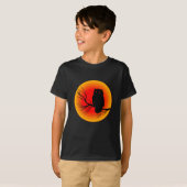 Spooky Owl T-shirt (Voorkant volledig)