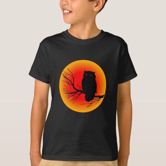 Spooky Owl T-shirt (Voorkant)