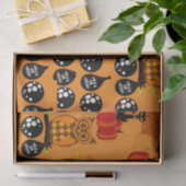 Spooky Owls Halloween Trick or treat Balls Tissuepapier (Geschenk)