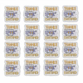 Spooky Paarse Bedankt Halloween Small Business Sticker (Voorkant)