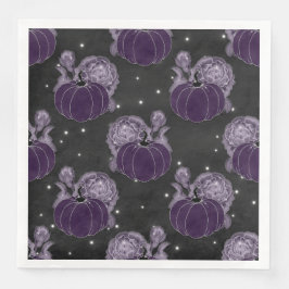 SPOOKY PAARSE HALLOWEEN PUMPKINS FLOWERS SERVET
