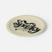 Spooky Papieren Bordje (Gekanteld)