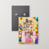 Spooky Party Animals Kids Verjaardag Party Button (Voorkant / Achterkant)