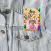 Spooky Party Animals Kids Verjaardag Party Button (Insitu)