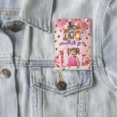 Spooky Party Animals Kids Verjaardag Party Button (Insitu)