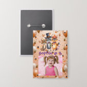 Spooky Party Animals Kids Verjaardag Party Button (Voorkant / Achterkant)