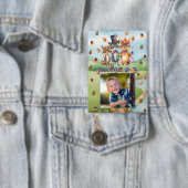 Spooky Party Animals Kids Verjaardag Party Button (Insitu)