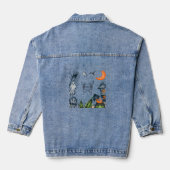 Spooky Party Frame tee shirt Denim Jacket (Achterkant)