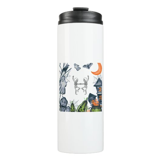 Spooky Party Frame tee shirt Thermosbeker (Voorkant)