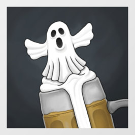 Spooky Party Ghost Raamsticker