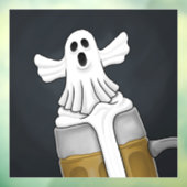 Spooky Party Ghost Raamsticker (Vel 3)