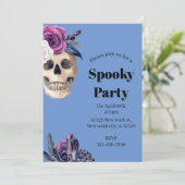 Spooky Party Halloween Kaart (Staand voorkant)