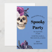 Spooky Party Halloween Kaart (Voorkant / Achterkant)