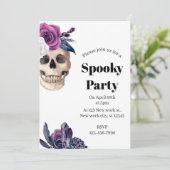 Spooky Party Halloween Kaart (Staand voorkant)