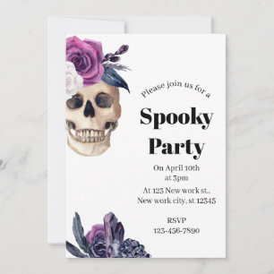Spooky Party Halloween Kaart