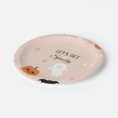 Spooky Party Halloween Papieren Bordje (Gekanteld)