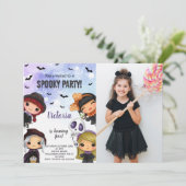  Spooky Party Uitnodigingen (Staand voorkant)