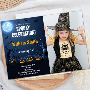 Spooky Party-uitnodigingen voor kinderen Kaart