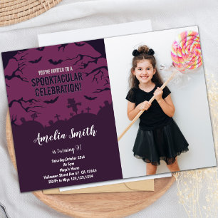 Spooky Party-uitnodigingen voor kinderen Kaart