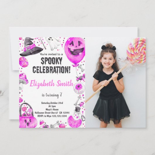  Spooky Party-uitnodigingen voor kinderen Kaart