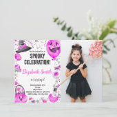 Spooky Party-uitnodigingen voor kinderen Kaart (Staand voorkant)