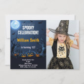  Spooky Party-uitnodigingen voor kinderen Kaart (Voorkant)