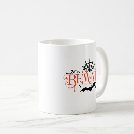 Spooky Pas op Halloween Koffiemok (Voorkant rechts)