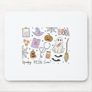 Spooky Peds Crew Halloween Pumpkin Pediatrics Hall Muismat