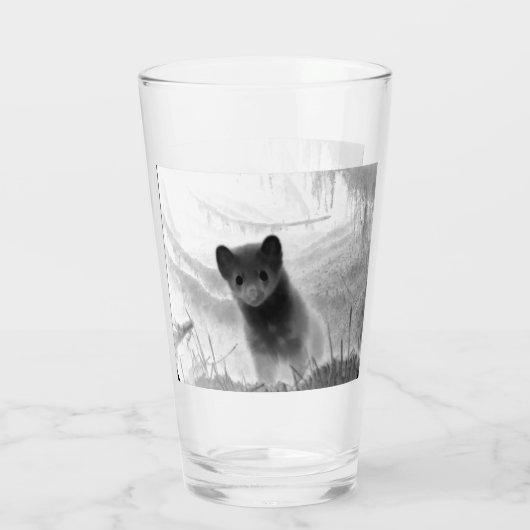 Spooky Pine Marten Glas (Achterkant)