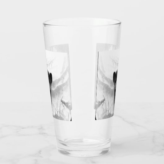 Spooky Pine Marten Glas (Links)