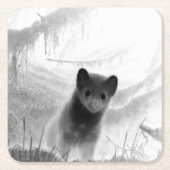 Spooky Pine Marten Onderzetter (Voorkant)